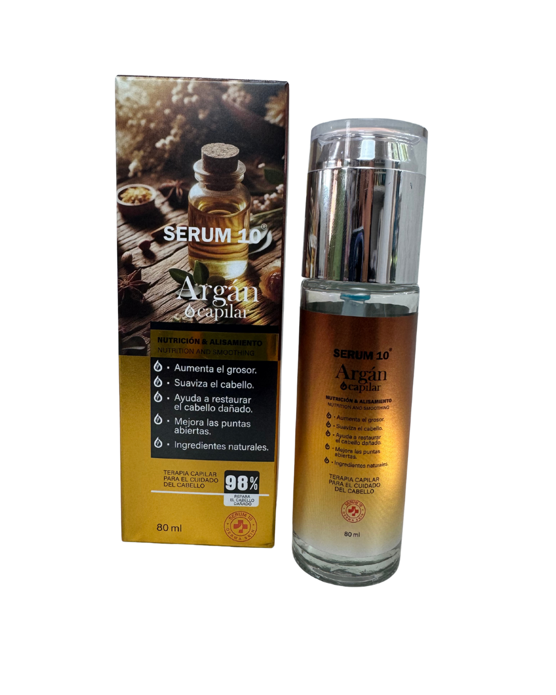 Serum Argan 10, Nutrición intensiva para el cabello